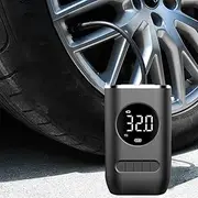 Portable Compressor Tire Inflator With 4000mAh Rechargeable Battery Cordl Tire Pump 150 PSI Emergency Light Pump Pressure Gauge Car Bike cycle Inflatable
