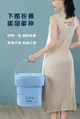 隨身折疊洗衣機【輕巧折疊 / 隨手收納 /】(學生住宿/出差/旅遊/獨身貴族/衣物分洗必備商品) (10折)