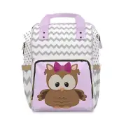 Cute Owl Diaper Backpack, Baby Shower Gift, Mom Bag, Toddler Essentials, Baby