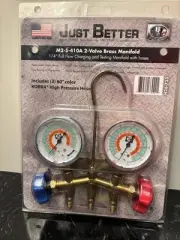 Jb Industries M2-5-410A Manifold Gauge, 2-Valve