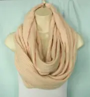 NWT RACHEL by Rachel Roy Dusky Rose Long Knit Infinity Scarf
