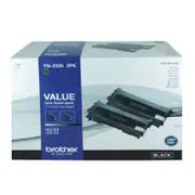 Brother TN2025 Black Toner Cartridge - Twin Pack (TN-20252PK)