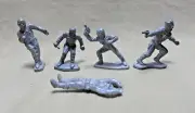 HOTH & BESPIN SKYWALKER Unpainted Prototype Figures Star Wars Micro Collection