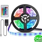 Strip LED RGB With 5m With Control Remote, 150 Leds, 16 Colours, 4 Modes, IP20