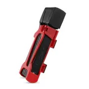Bicycle Lock Folding Security Lock Six Parts Lock Highway Foldable Bike ET-480 red