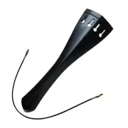 Double Bass Ebony Tailpiece 1/8 Size Upright Bass 4 String Hole + Endline Gut