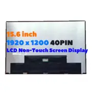 15.6" LQ156N1JW01 LCD LED Non-Touch Screen Display Panel 1920x1200 40 pins