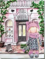 Bead embroidery kit For dessert needlework kit Art canvas beadwork pattern