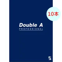 在飛比找PChome24h購物優惠-Double A A5/25K膠裝筆記本(辦公室系列-深藍-