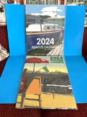 "2024 Abacus Calendar" by Dana Heacock/ "Poster Calendar" by Alan Claude 14X11"