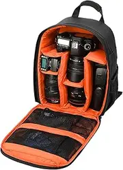 Camera Bag for Traveling | Carrying Bag for Mirrorless Camera,Lightweight DSLR Backpack With Zipper for Girls Women Athletes Teens