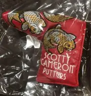 Scotty Cameron Putter Headcover Carp Embroidery Red Super Rare
