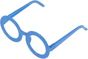 Didiseaon Candy Color Round Frame for Teens Unisex No Lens Fashion Eyewear for Dress Up Parties Halloween Wizard Costumes
