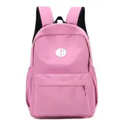 19L Nylon Backpack Rucksack 14inch Laptop Student School Shoulder Bag Outdoor Travel ROSE RED COLOR