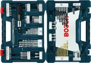 Bosch MS4091 91-Piece Drill Drive Bit Set & Accessories Tough Jobsite Case