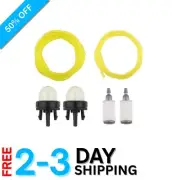Rubber Fuel Line Kit: 2 Primer Bulbs & Filters for Chainsaw Maintenance