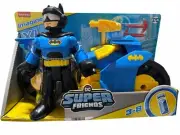 ?Imaginext DC Super Friends Batman Toys, XL Batcycle & XL Batman Figure, Each...