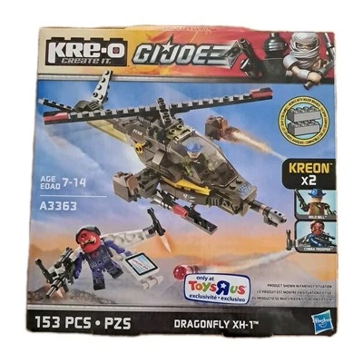 Kre-O G.I. JOE Dragonfly XH-1 A3363 Kreon Action Building Toy hasbro Toys r US