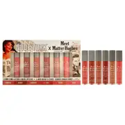 Meet Matte Hughes Liquid Lipstick Set by the Balm for Women - 6 Pc Set