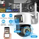 4MP WIFI IP Camera Wireless Outdoor HD PTZ CCTV Home Smart Security IR Cam IP66