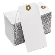Reinforcing Hole Tag with String Attached,200 Pcs Hanging Tags with1469