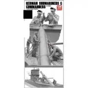 1/35 Resin German Submarines Soldiers 5 Figures Unpainted Unassembled