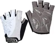 [ROVOS] Women's Light Non-Slip Half Finger Gel Pad Cycling Gloves Breathable Mountain Biking Riding Gym Sport Gloves