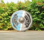 Medieval Viking Shield Battle Ready Ragnar Knight 24" Shield Handmade Eivor Gift