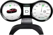Car LCD Digital Dashboard，Compatible with Tesla Model 3 / Model Y Head-up Display Panel Gauges(Compatible with Model Y)