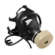 Israeli Civilian Gas Mask Kit + Filter & Drinking Tube Emergency PPE Respirator