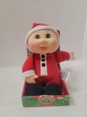 Cabbage Patch Kids Cuties Baby Santa Plush Doll Holiday Helpers Nicholas 10" New