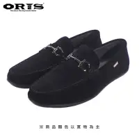 在飛比找momo購物網優惠-【oris 帆船鞋】ORIS英倫金屬扣男款休閒鞋-黑-SB1