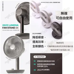 【N9 LUMENA】FAN STAND3 USB桌上型 擺頭隨行風扇 充電風扇 桌上風扇 小風扇 省電 露營 悠遊戶外