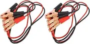 iplusmile 2pcs Jumper Cable Power Wire Automotive Booster Cable Tool Car Emergency Cable
