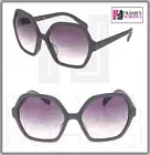 PRADA 06S SOFT POP Sunglasses Matte Aluminum Grey Violet Gradient PR06SF Runway