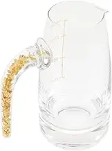 Mikinona Liquor Dispenser Wine Aerator Decanter Crystal Glass Barware Supply for Home Restaurant Parties Smooth Pouring Lightweight Design Elegant Finish Random Color
