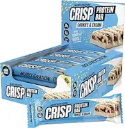 [Muscle Nation] Cookies & Cream Crisp Protein Bars 12 x 50g