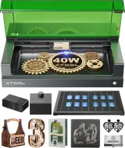 xTool S1 40W Laser Cutter, 600mm/s Speed Laser Engraver Machine, Basic Bundle