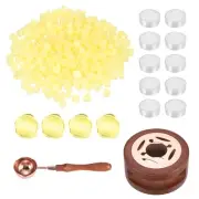 Wax Seal Kit, 300 Wax Beads, Candles, Clear Yellow