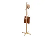 Wooden Modern Simple Solid Wood Coat Rack - Contemporary Clothes Stand for Entryway, Bedroom, Living Room