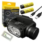 Nitecore HC65M V2 NVG Mountable Helmet Light -1750 Lumens w/ EXTRA NL1835HP, Eco