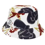 Double-Sided Bucket Hat Summer Holiday Bowl Fisherman Beach Fishing for Sun Unis