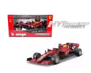 BBURAGO 1:43 2020 FERRARI SF1000 F1 #5 SEBASTIAN VETTEL DIE-CAST RED 18-36823