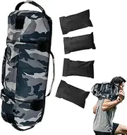 Weighted Sand Bags - Adjustable Weight Training Fitness Sandbags | Heavy Duty Exercise Sand Bags Supplies for Home, Outdoor, Running, Yoga