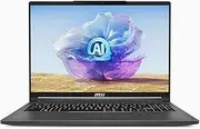 MSI Creator 16 AI Studio A1VHG-037AU 16 Inch UHD+ MiniLED 120Hz Intel Core Ultra 9 Processor 185H NVIDIA RTX 4080 32GB DDR5 RAM 2TB SSD Win 11 Home Content Creator Laptop Lunar Gray