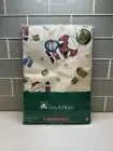 VTG Christmas Trim A Home Vinyl Tablecover Oblong Flannel Back Kmart NEW Santa