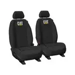Sperling CAT Canvas Tailor Made Seat Covers - Black, Front - TOY1215.102C TMCATBLK