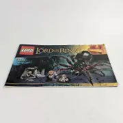 LEGO INSTRUCTIONS 9470 Shelob Attacks The Lord Of The Rings LOTR Booklet Manual