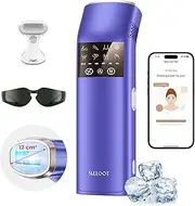 SALLOOT IPL Laser Hair Removal for Women and Men,Hyper Triple-Pulse, 37°F Full-Screen Sapphire Ice-Cooling Painless, Permanent Home Professional Hair Removal Device with Smart App,Trinity iGlow 10