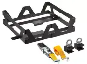 ARB BASE RACK DOUBLE JERRY CAN MOUNT 1780340 Vertical, Powder-Coated Steel